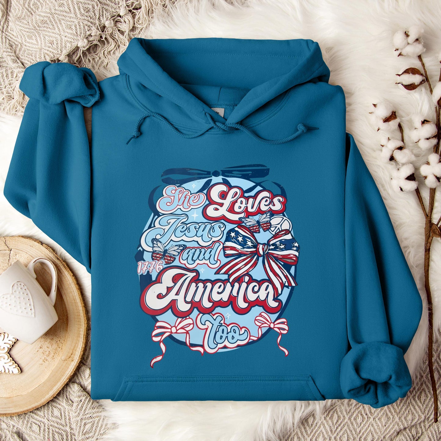 She Loves Jesus And America Too 04 Hoodie