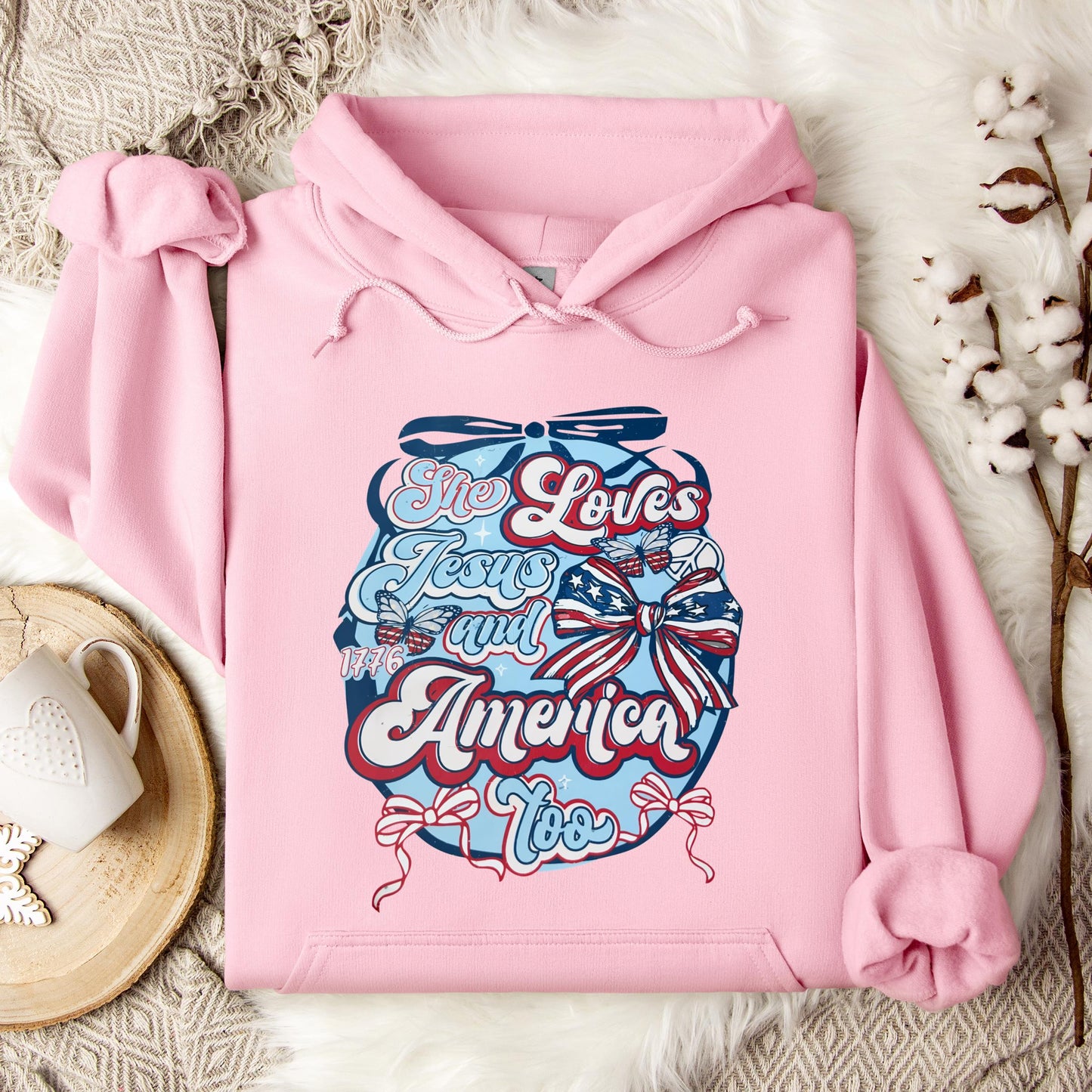 She Loves Jesus And America Too 04 Hoodie