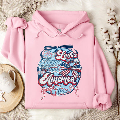 She Loves Jesus And America Too 04 Hoodie