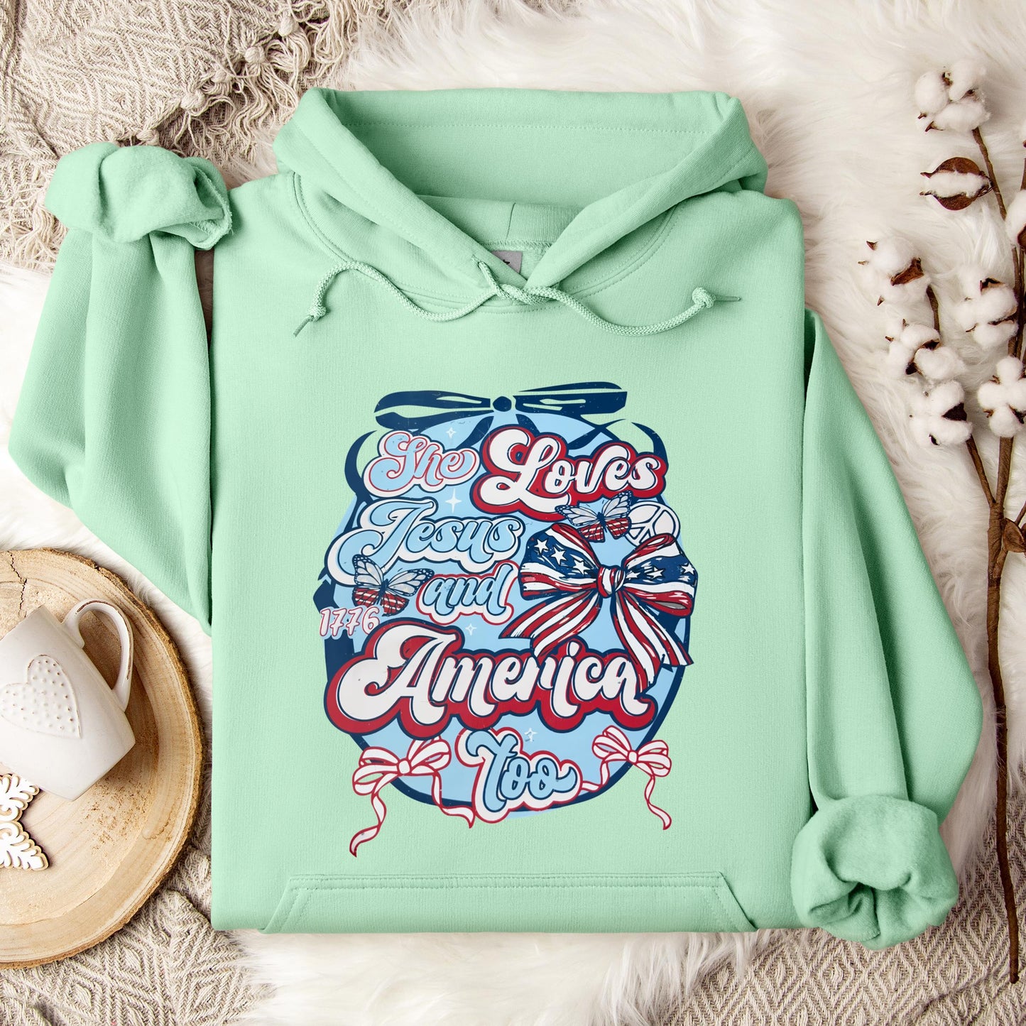 She Loves Jesus And America Too 04 Hoodie