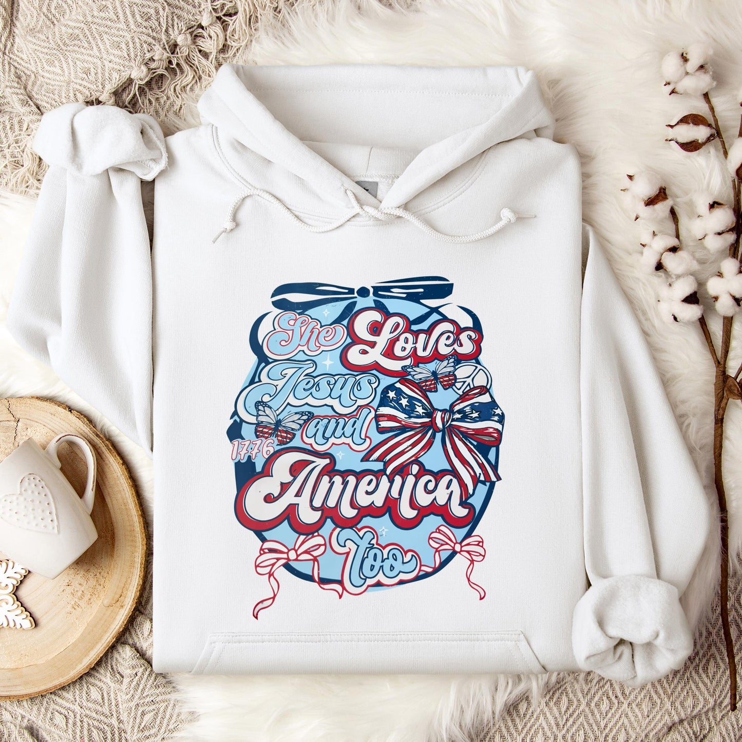 She Loves Jesus And America Too 04 Hoodie