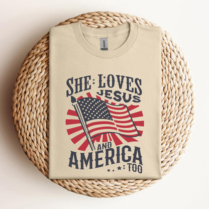 She Loves Jesus And America Too