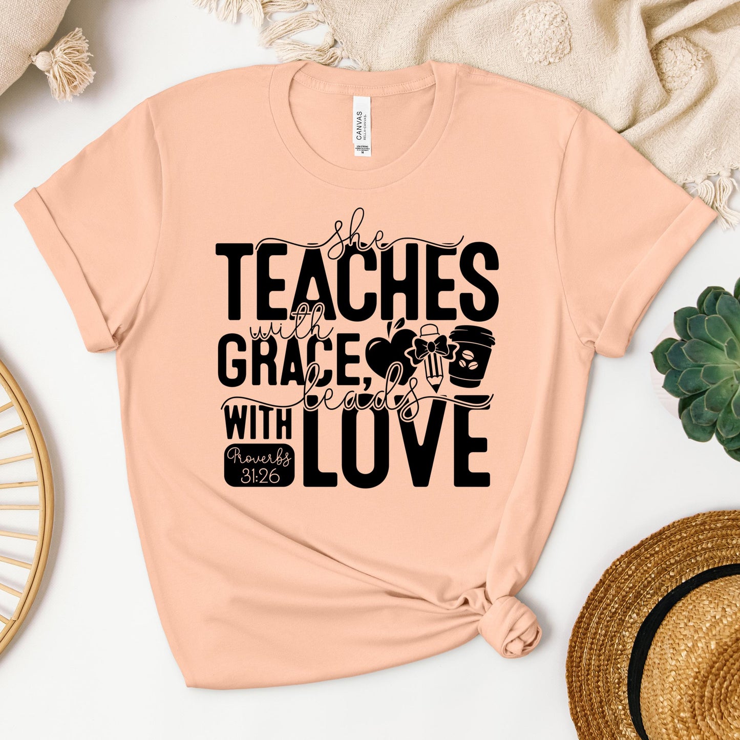 She Teaches With Grace Beads With Love Proverbs 31.26 01