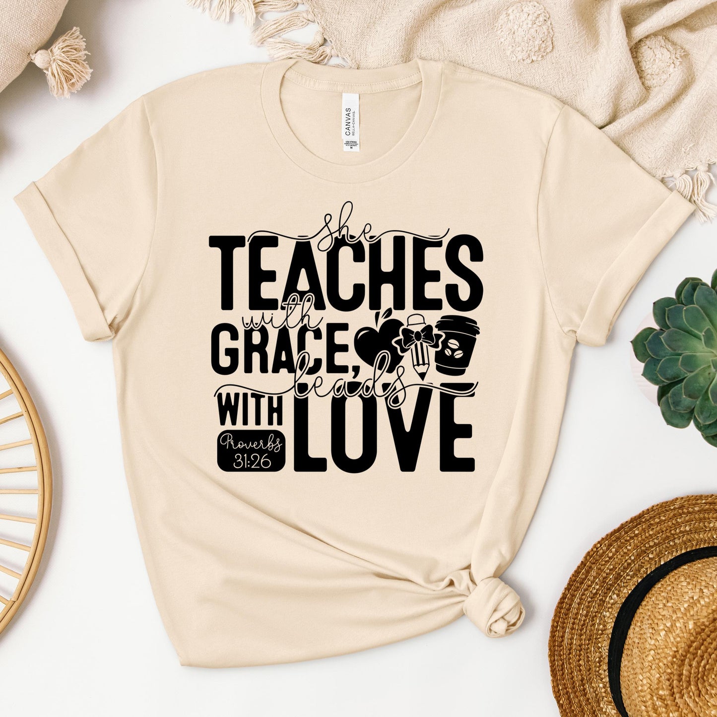 She Teaches With Grace Beads With Love Proverbs 31.26 01