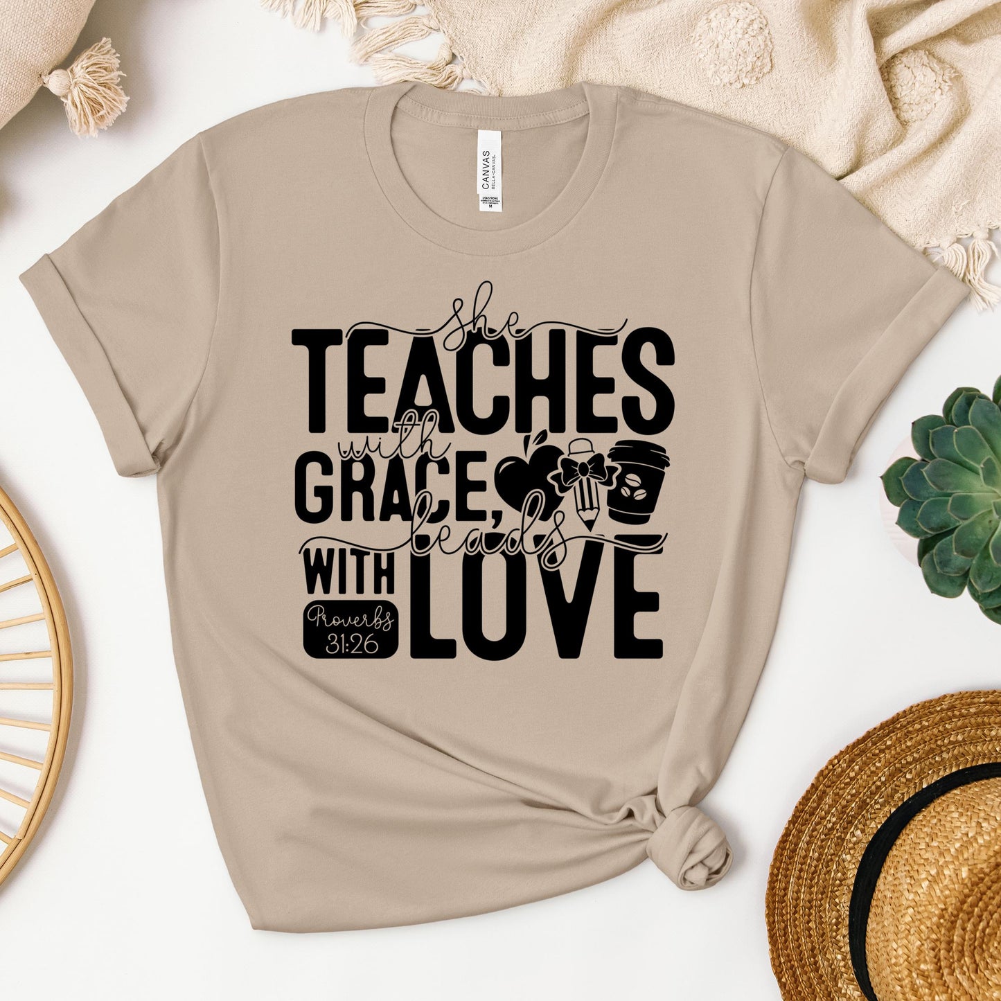 She Teaches With Grace Beads With Love Proverbs 31.26 01