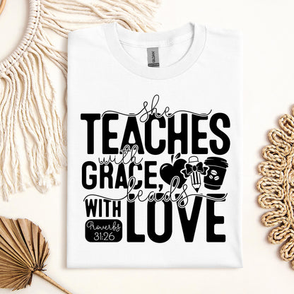 She Teaches With Grace Beads With Love Proverbs 31.26 01