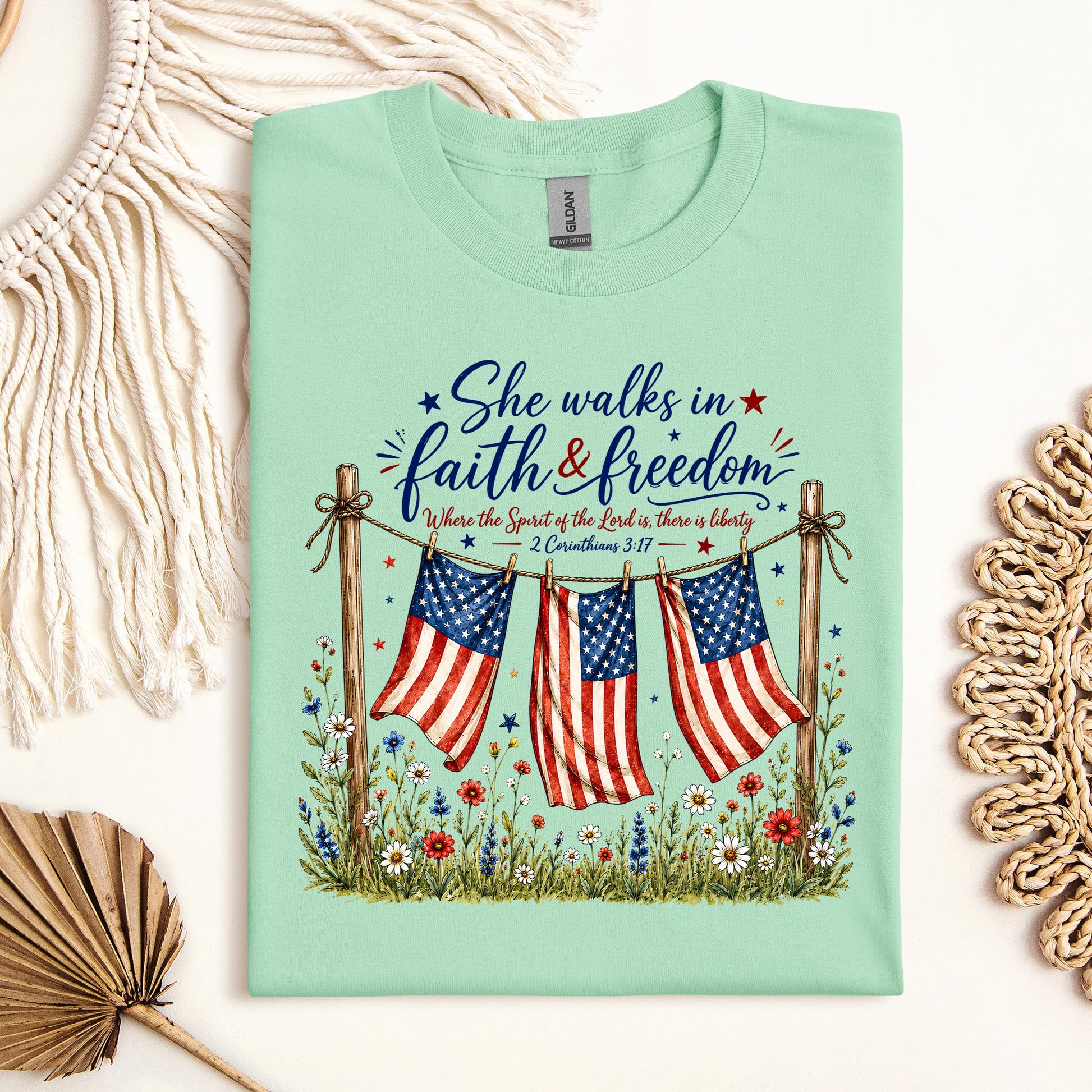 She Walks In Faith Freedom 2 Corinthians 3.17 01