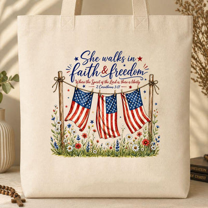 She Walks In Faith Freedom 2 Corinthians 3.17 01