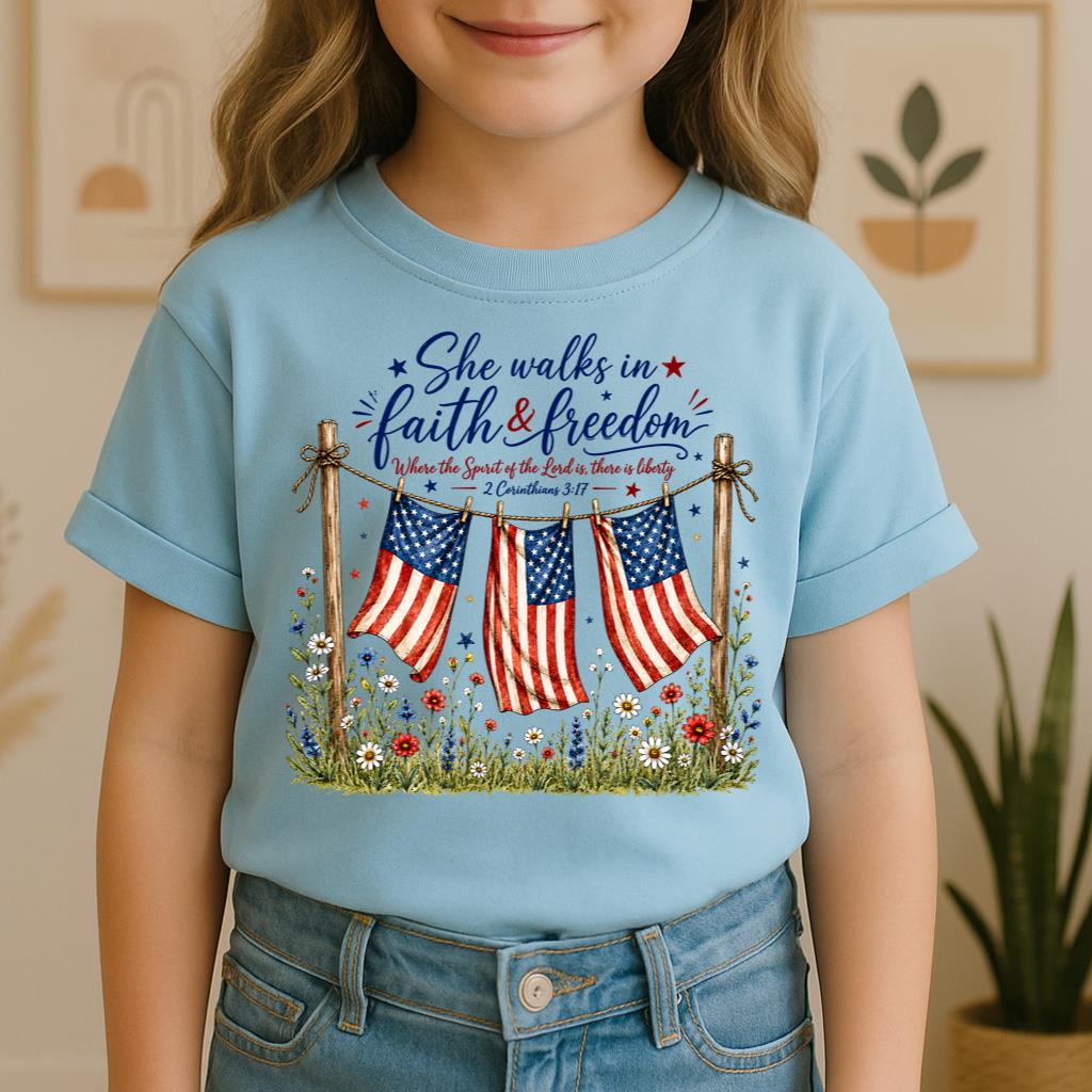She Walks In Faith Freedom 2 Corinthians 3.17 01