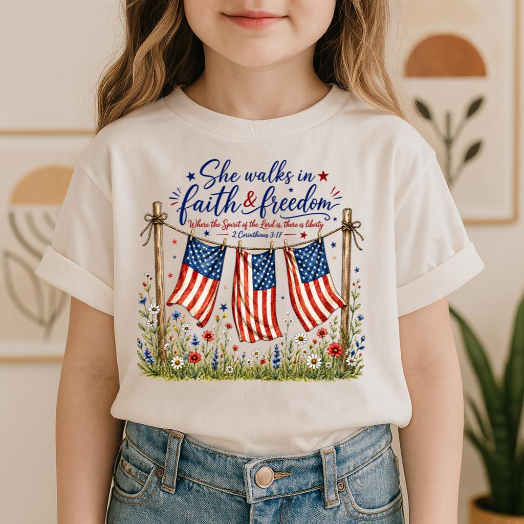 She Walks In Faith Freedom 2 Corinthians 3.17 01