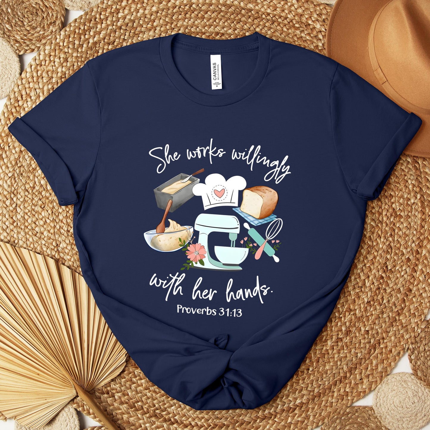She Works Willingly With Her Hands Proverbs 31.13 Premium T-shirt