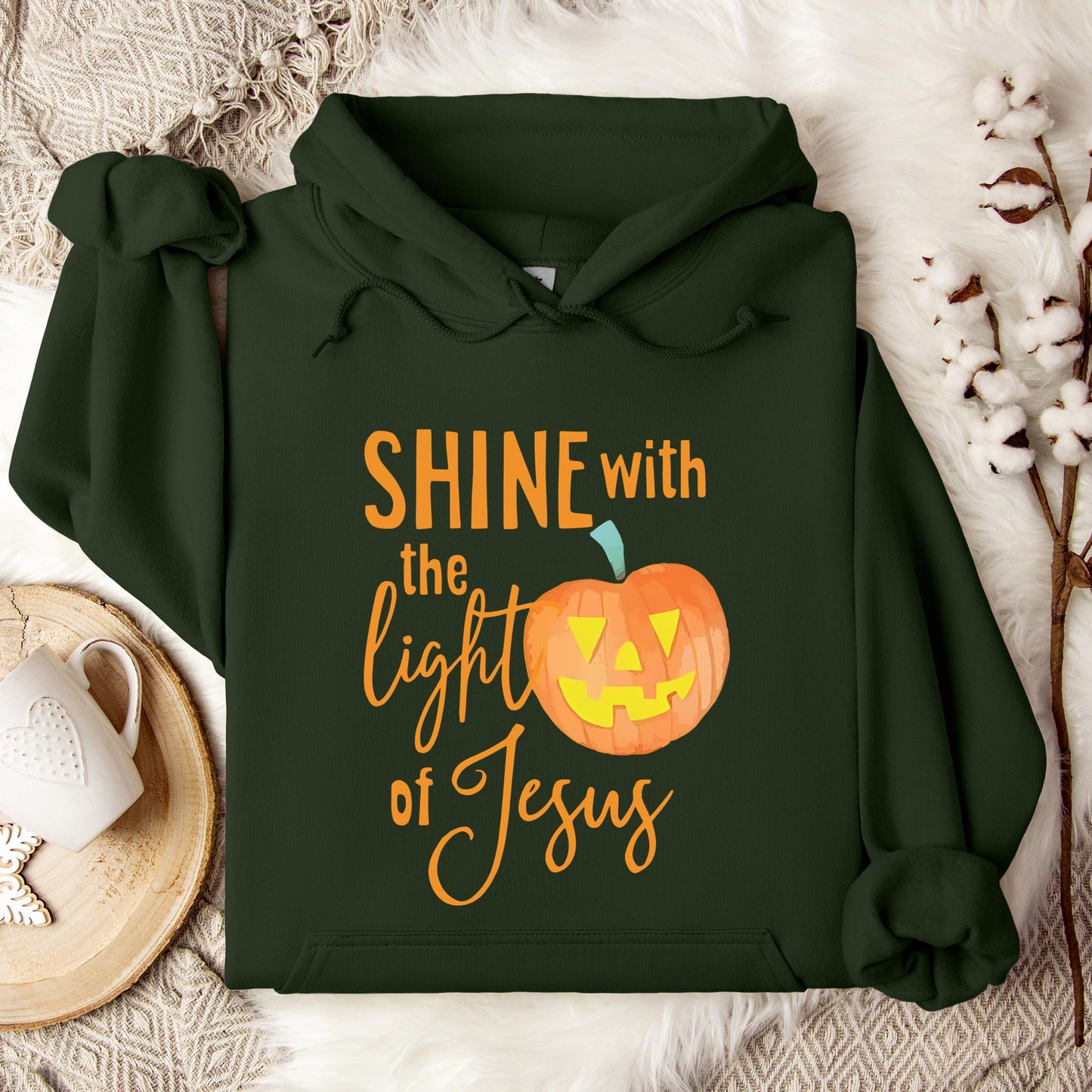 Shine With The Light Of Jesus Hoodie