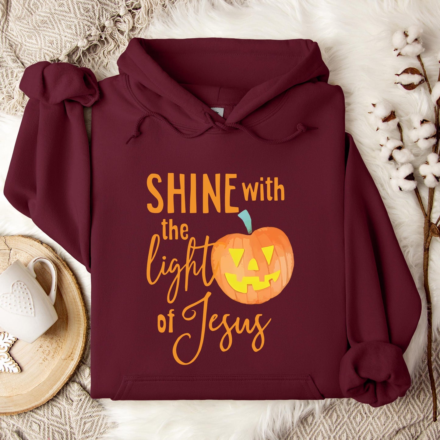 Shine With The Light Of Jesus Hoodie