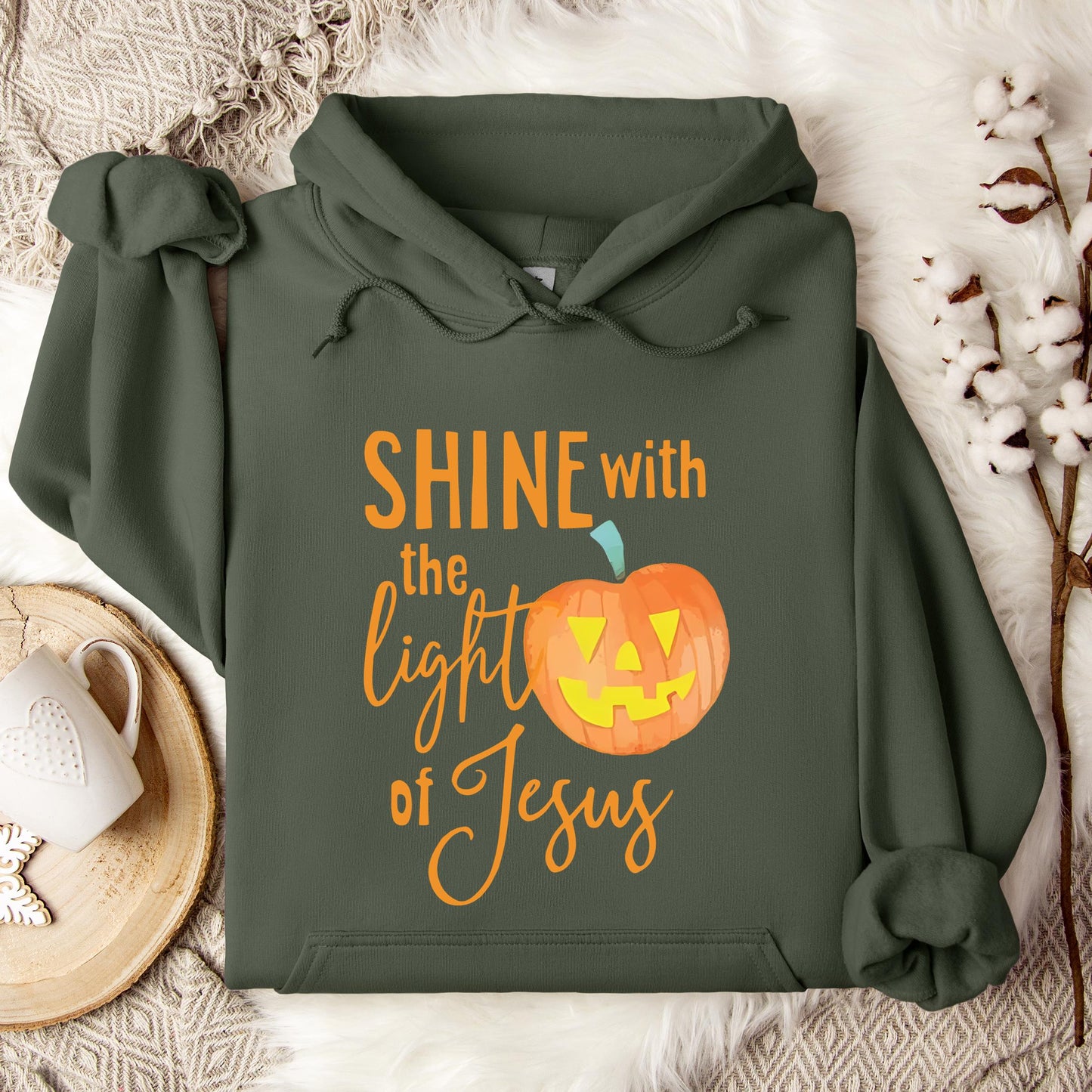 Shine With The Light Of Jesus Hoodie