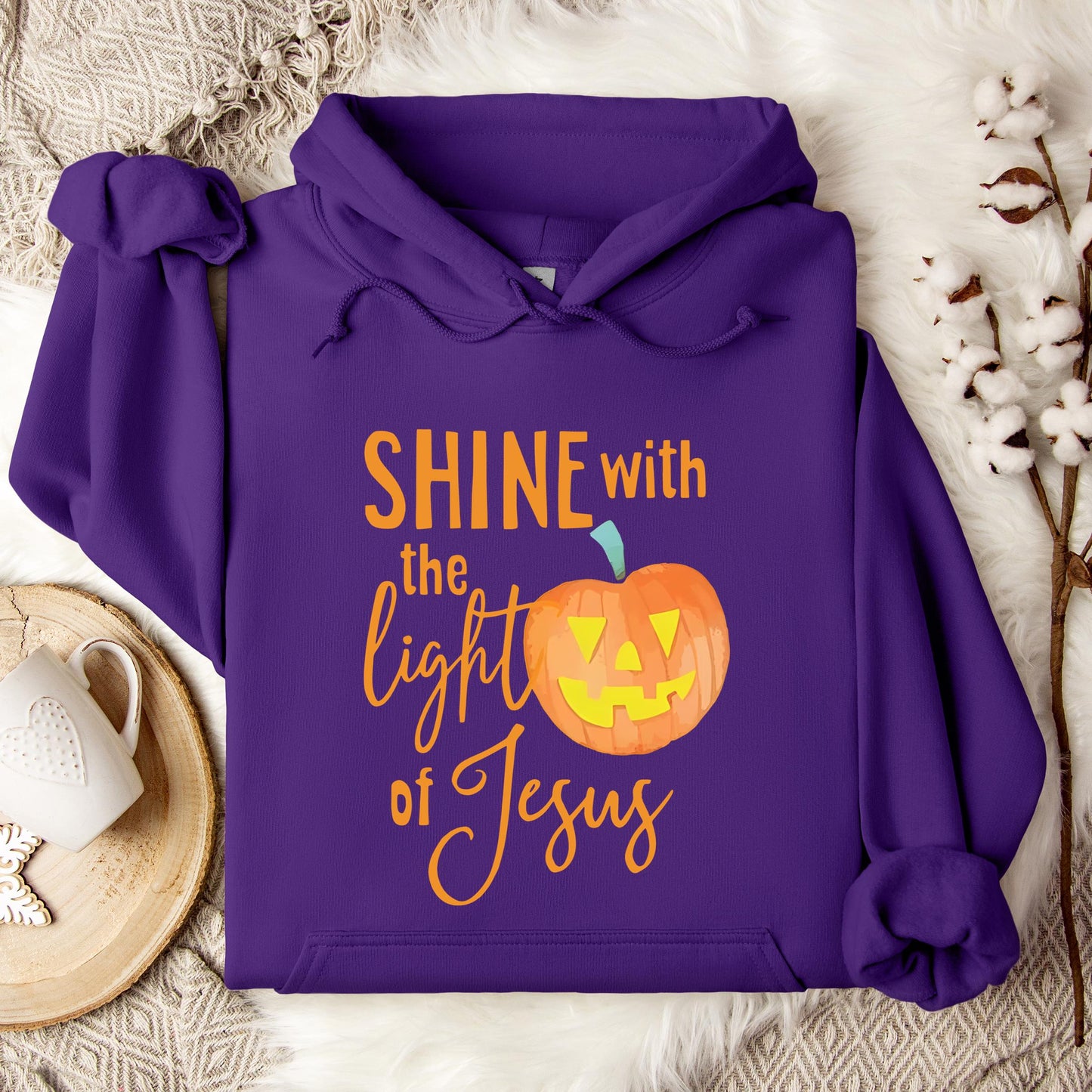 Shine With The Light Of Jesus Hoodie