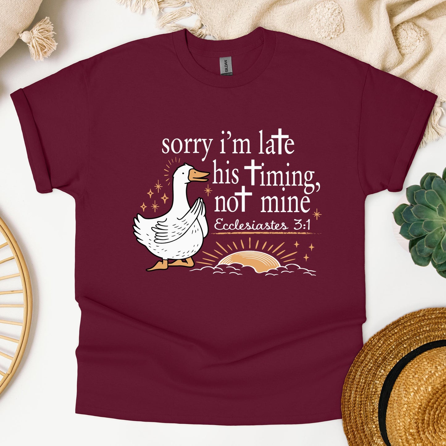 Sorry I'm Late His Timing Not Mine Ecclesiastes 3.1 01