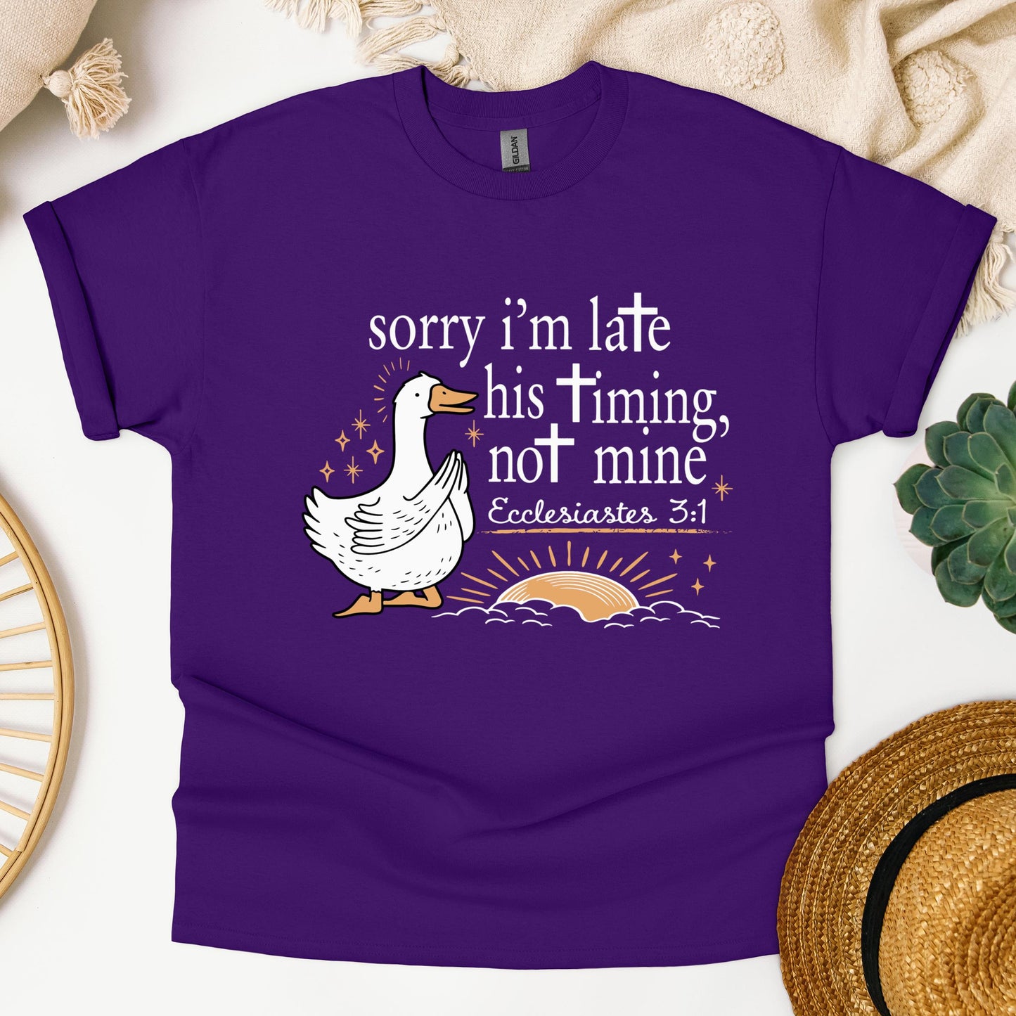 Sorry I'm Late His Timing Not Mine Ecclesiastes 3.1 01