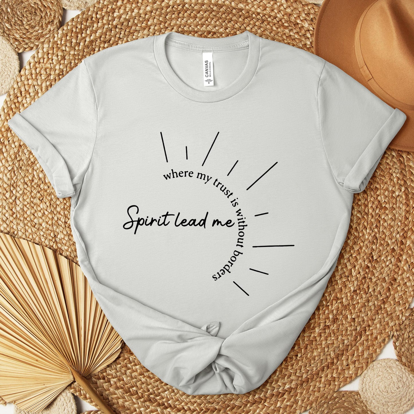 Spirit Lead Me Where My Trust Is Without Borders Premium T-shirt