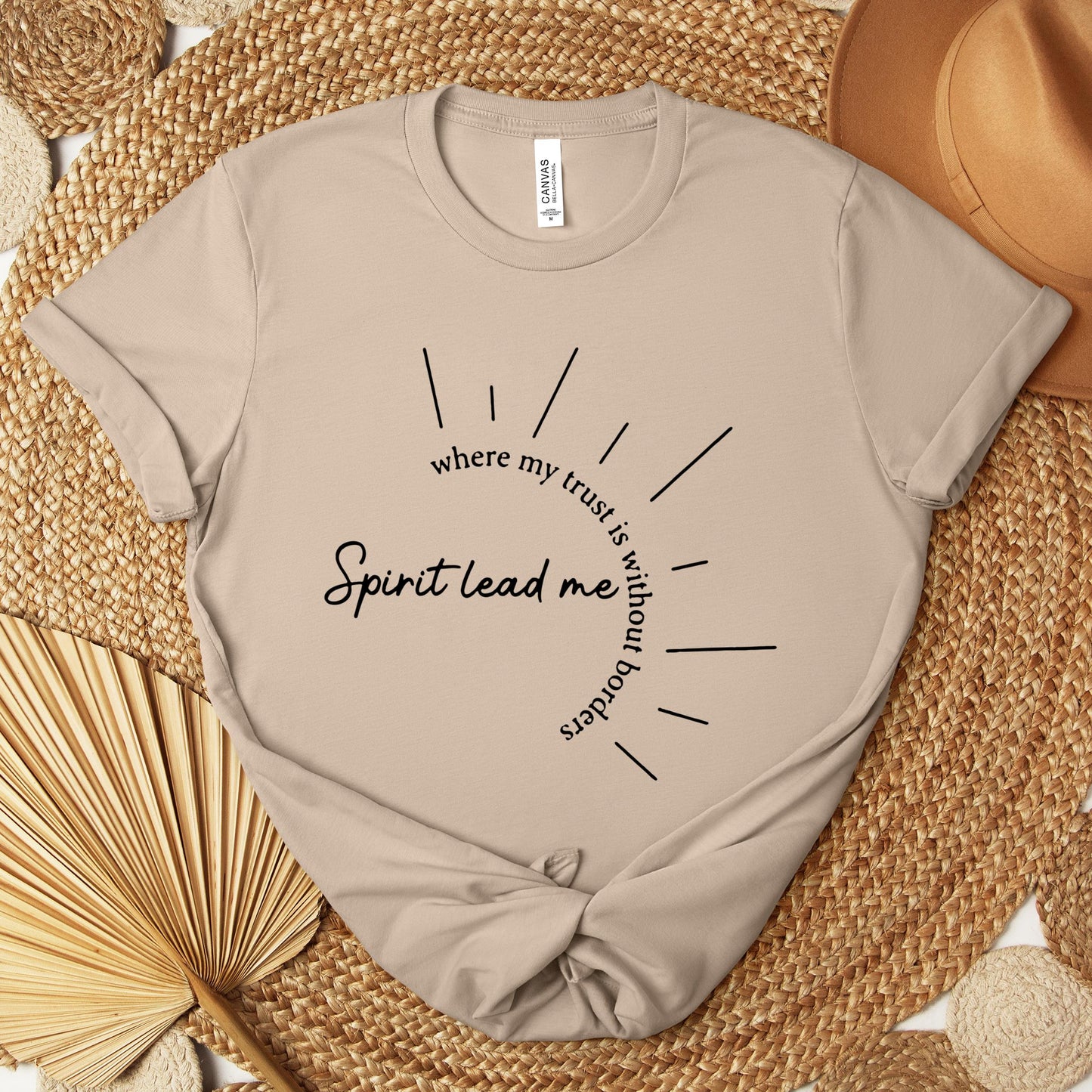Spirit Lead Me Where My Trust Is Without Borders Premium T-shirt