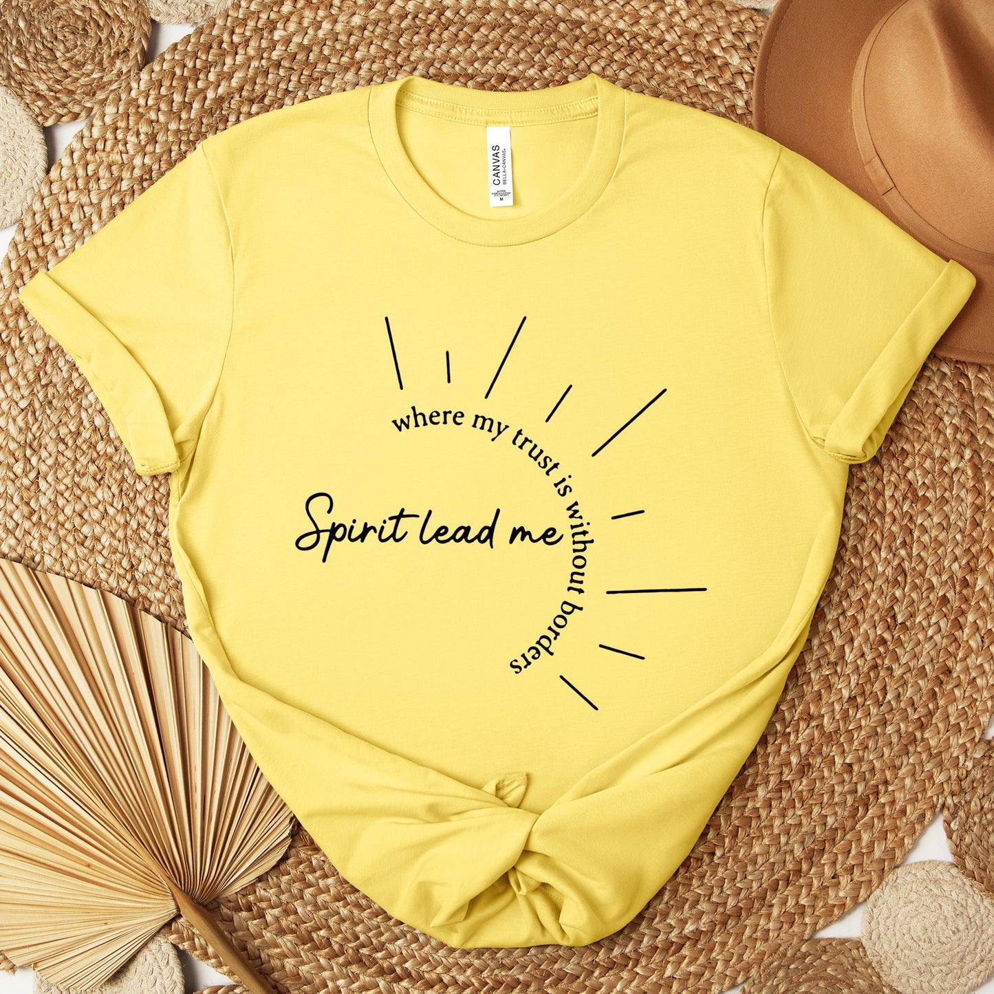 Spirit Lead Me Where My Trust Is Without Borders Premium T-shirt
