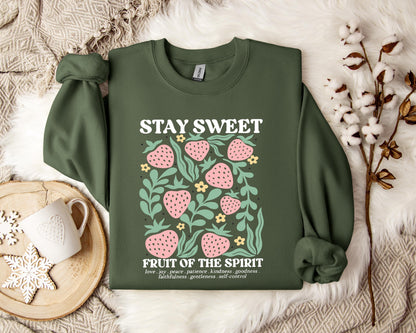 Stay Sweet Fruit Of The Spirit Sweatshirt