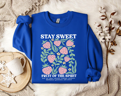 Stay Sweet Fruit Of The Spirit Sweatshirt