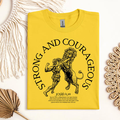 Strong And Courageous Joshua 1.9 01