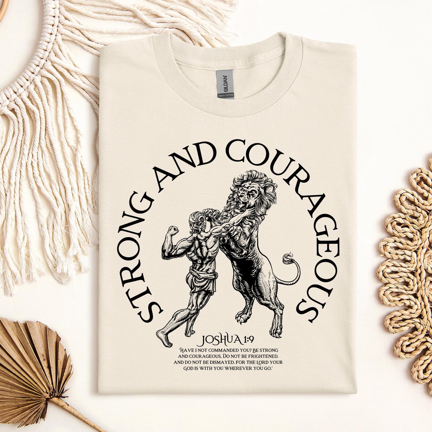 Strong And Courageous Joshua 1.9 01
