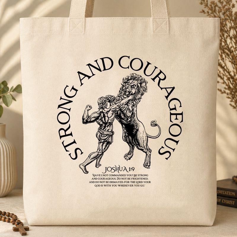Strong And Courageous Joshua 1.9 01