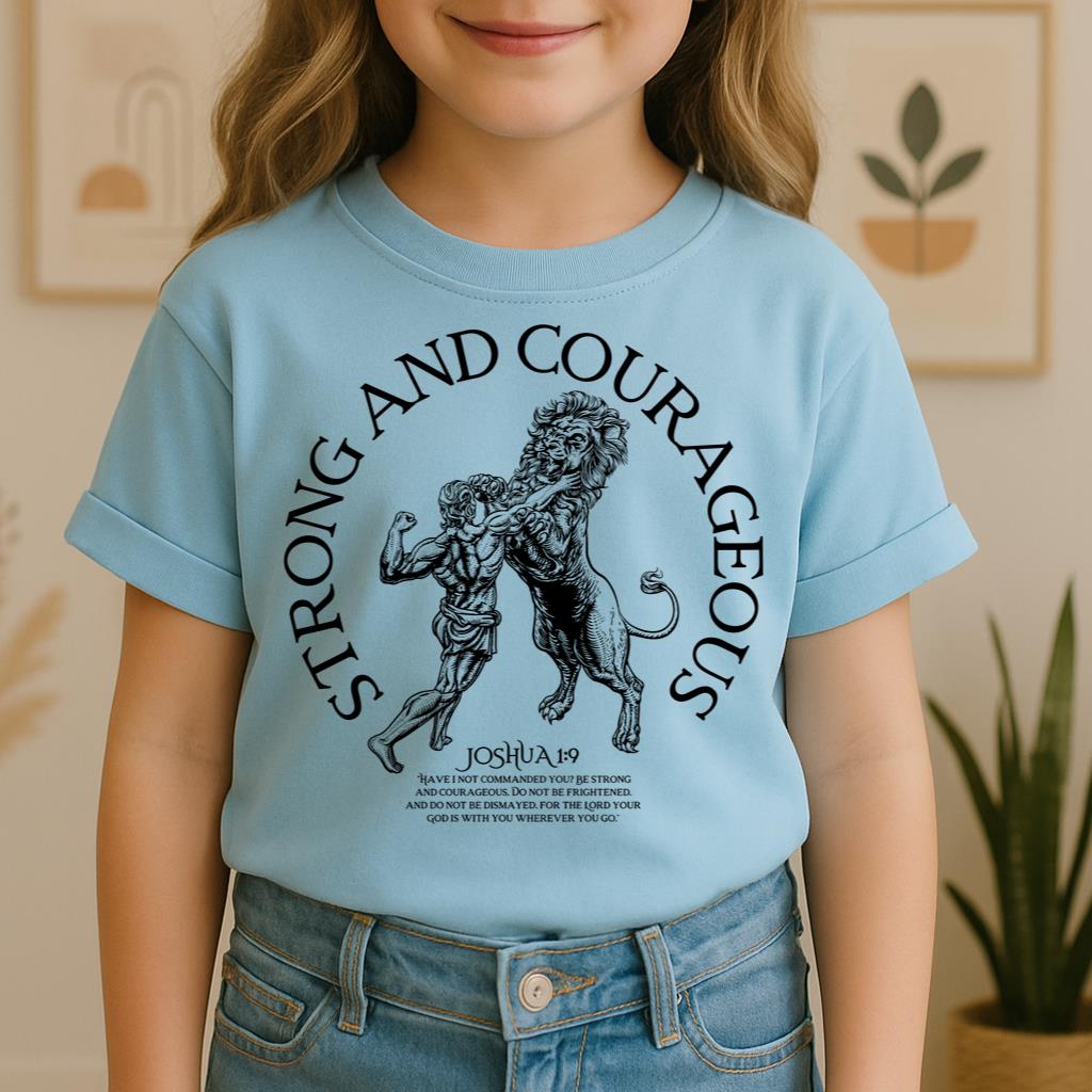 Strong And Courageous Joshua 1.9 01