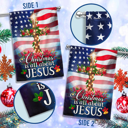 Jesus Christ Christmas Flag Christmas Is All About Jesus