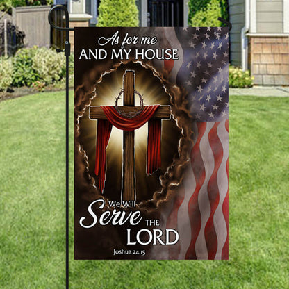 Christian Cross American Flag
