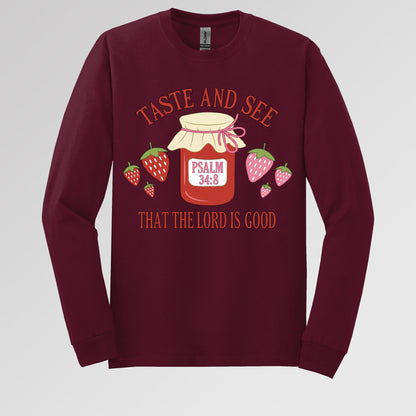 Taste And See That The Lord Is Good Psalm 34.8 01