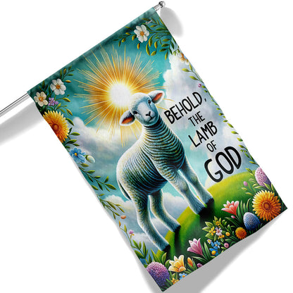 FLAGWIX  Lamb Easter Day Behold The Lamb of God Flag