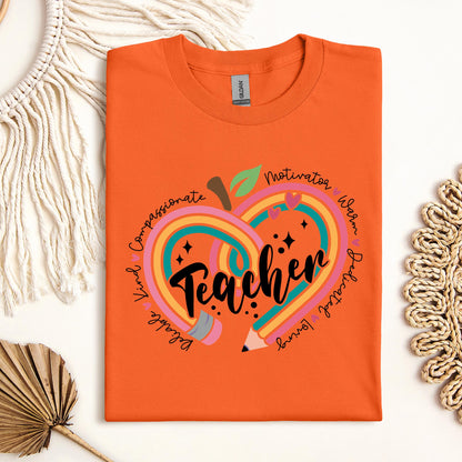 Teacher Compassionate Motivator Warm Dedicated Loving Reliable Kind 01