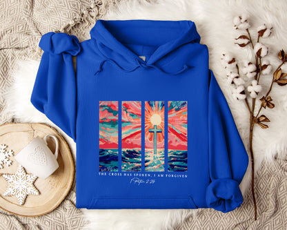The Cross Has Spoken I Am Forgiven 1 Peter 2.24 Hoodie
