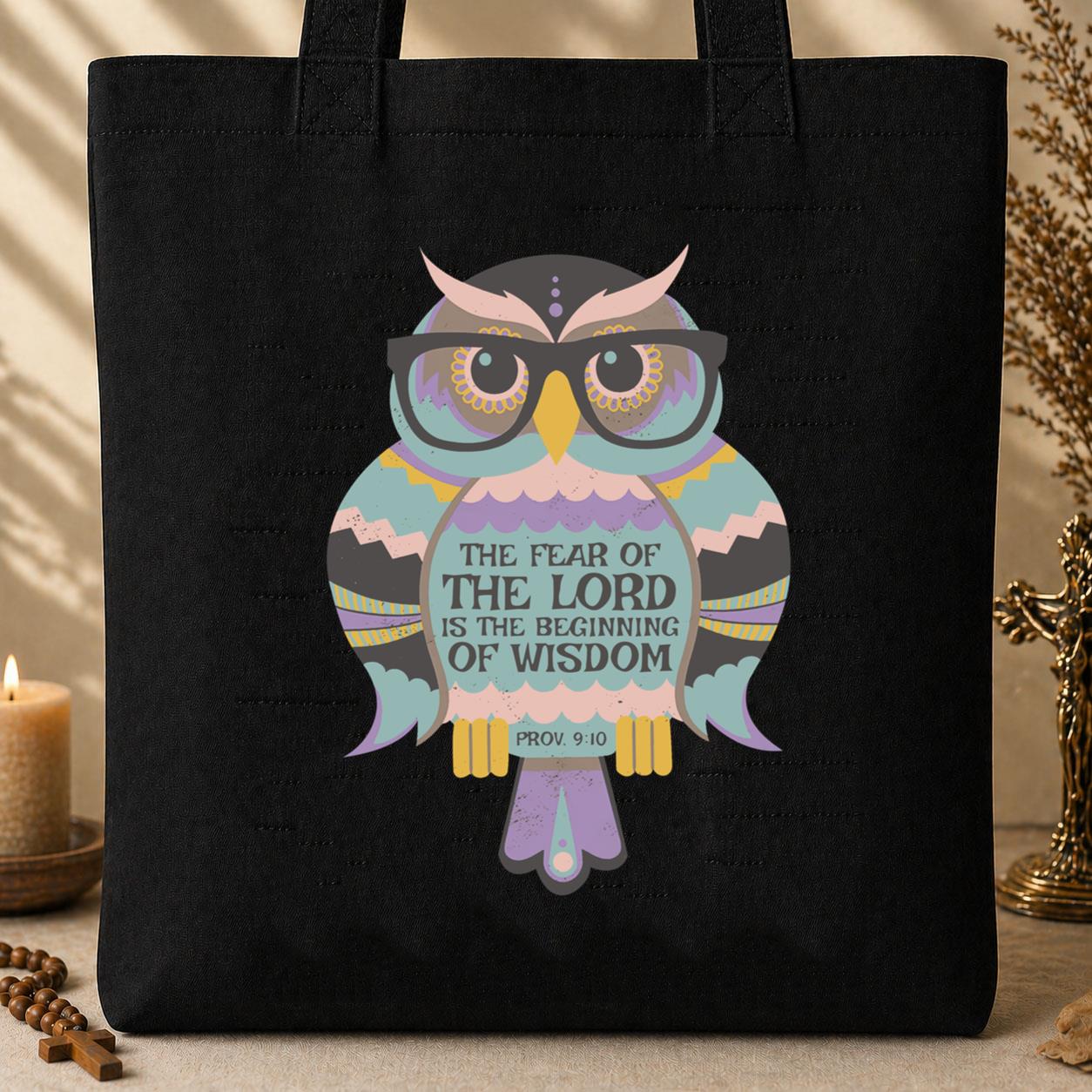 The Fear Of The Lord Is The Beginning Of Wisdom Pro 9.10 Tote Bag