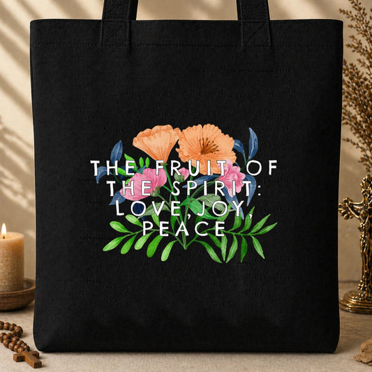 The Fruit Of The Spirit Is Love Joy Peace 01 Tote Bag