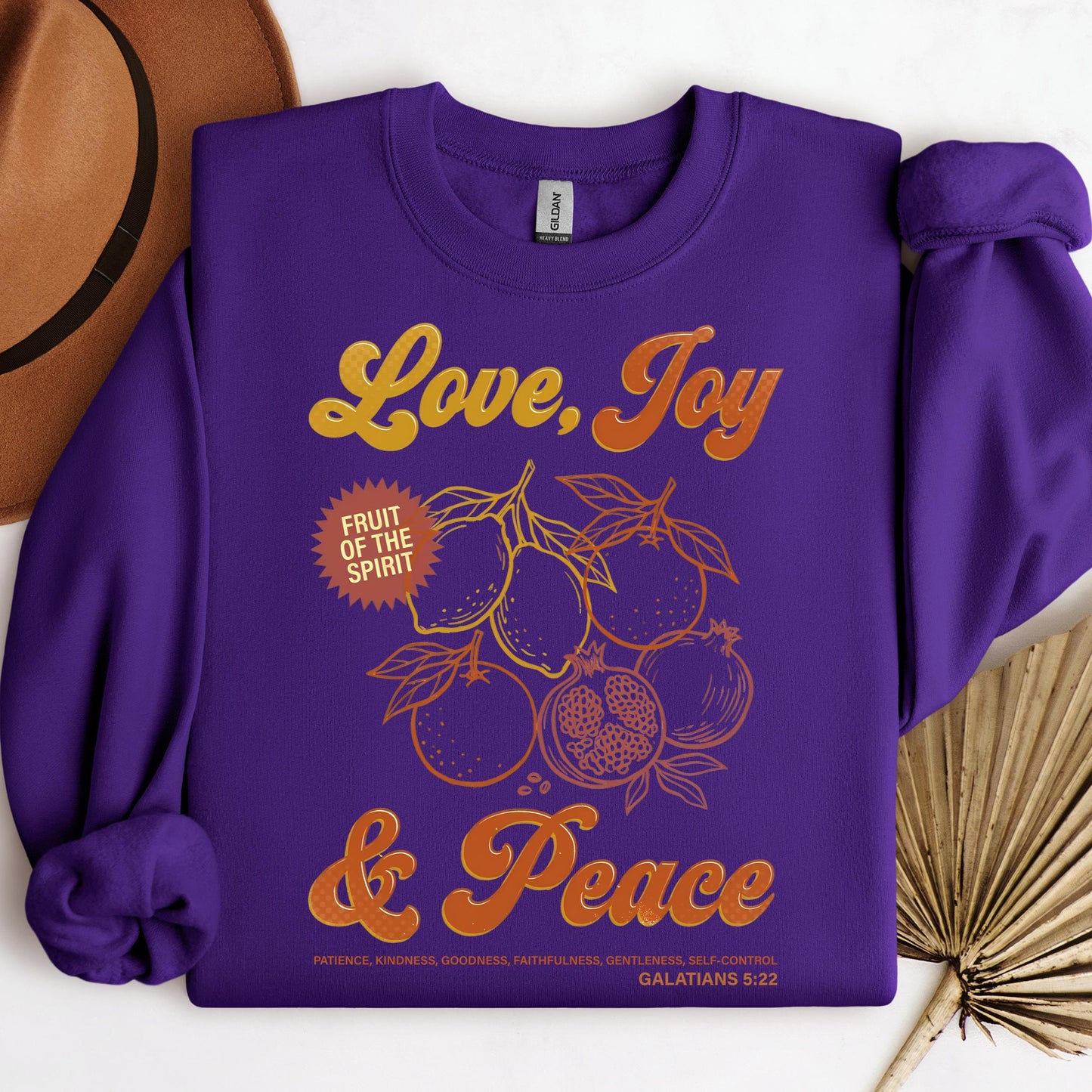 The Fruit Of The Spirit Is Love Joy Peace Patience Kindness Goodness Faithfulness Gentleness Self-control Galatians 5.22 01