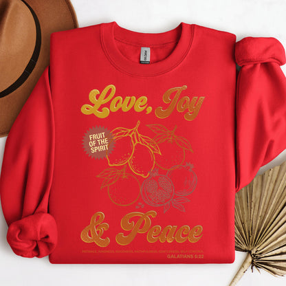 The Fruit Of The Spirit Is Love Joy Peace Patience Kindness Goodness Faithfulness Gentleness Self-control Galatians 5.22 01