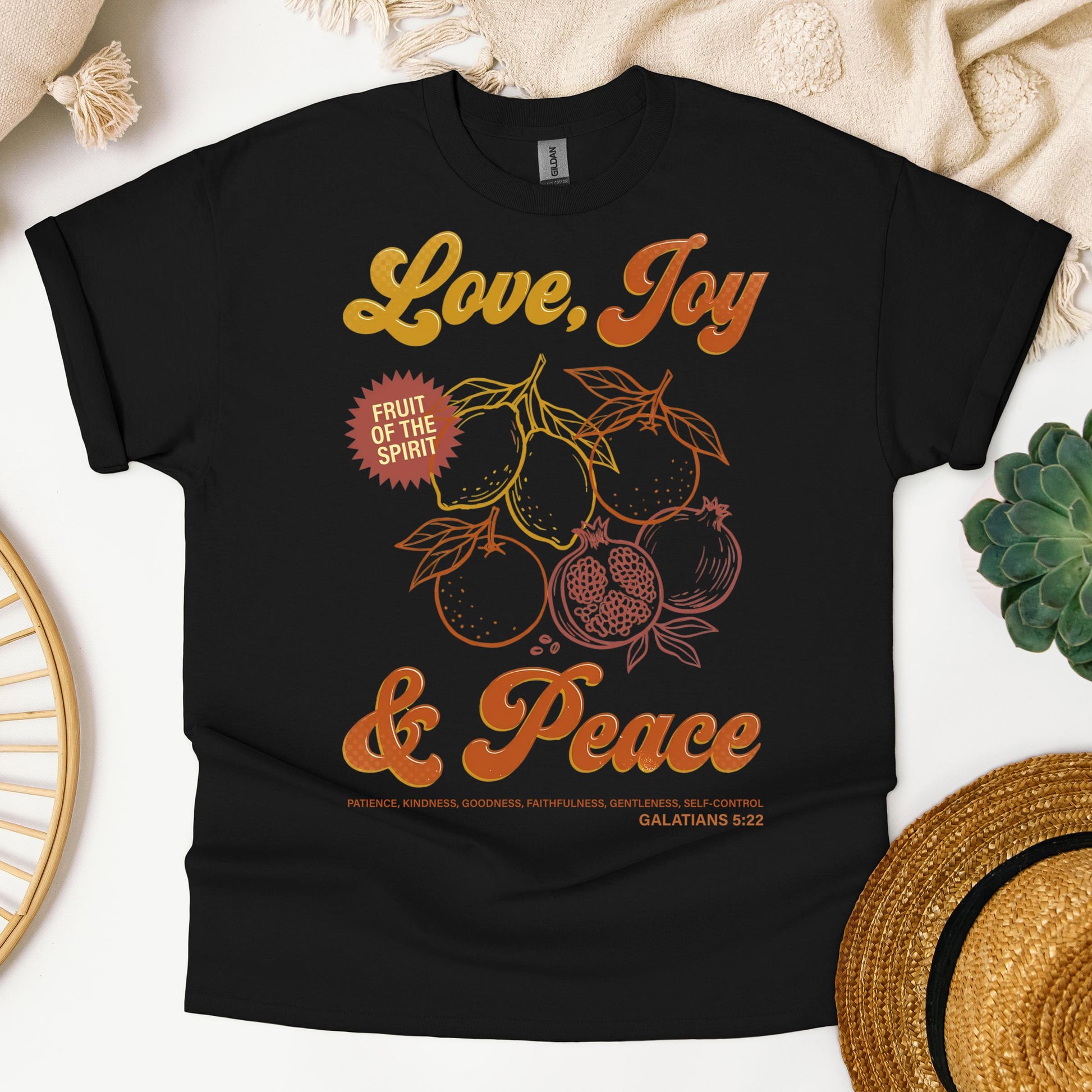 The Fruit Of The Spirit Is Love Joy Peace Patience Kindness Goodness Faithfulness Gentleness Self-control Galatians 5.22 01