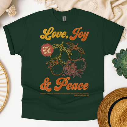 The Fruit Of The Spirit Is Love Joy Peace Patience Kindness Goodness Faithfulness Gentleness Self-control Galatians 5.22 01