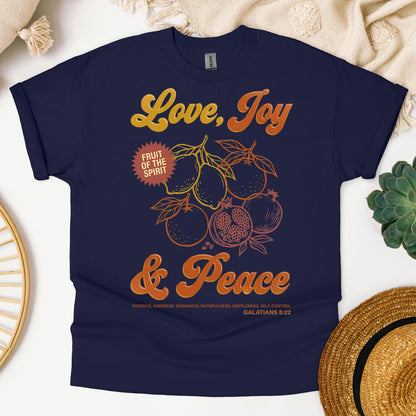 The Fruit Of The Spirit Is Love Joy Peace Patience Kindness Goodness Faithfulness Gentleness Self-control Galatians 5.22 01