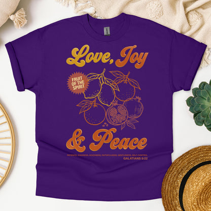 The Fruit Of The Spirit Is Love Joy Peace Patience Kindness Goodness Faithfulness Gentleness Self-control Galatians 5.22 01