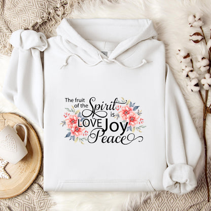 The Fruit Of The Spirit Is Love Joy Peace Hoodie