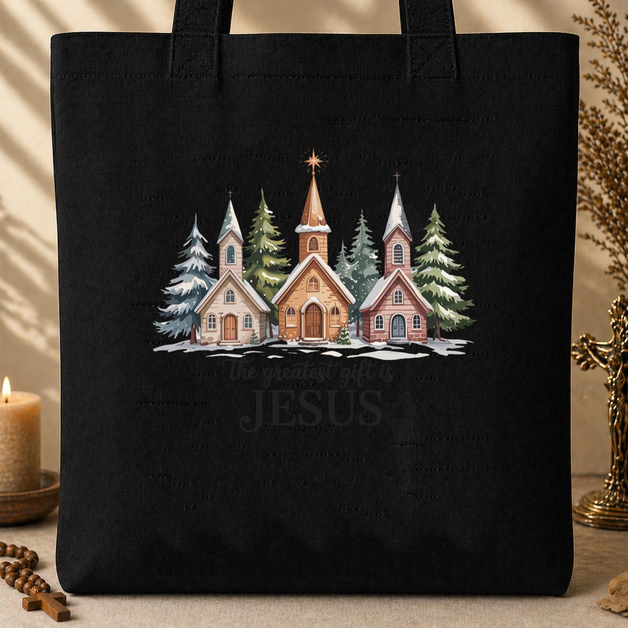 The Greatest Gift Is Jesus 02 Tote Bag