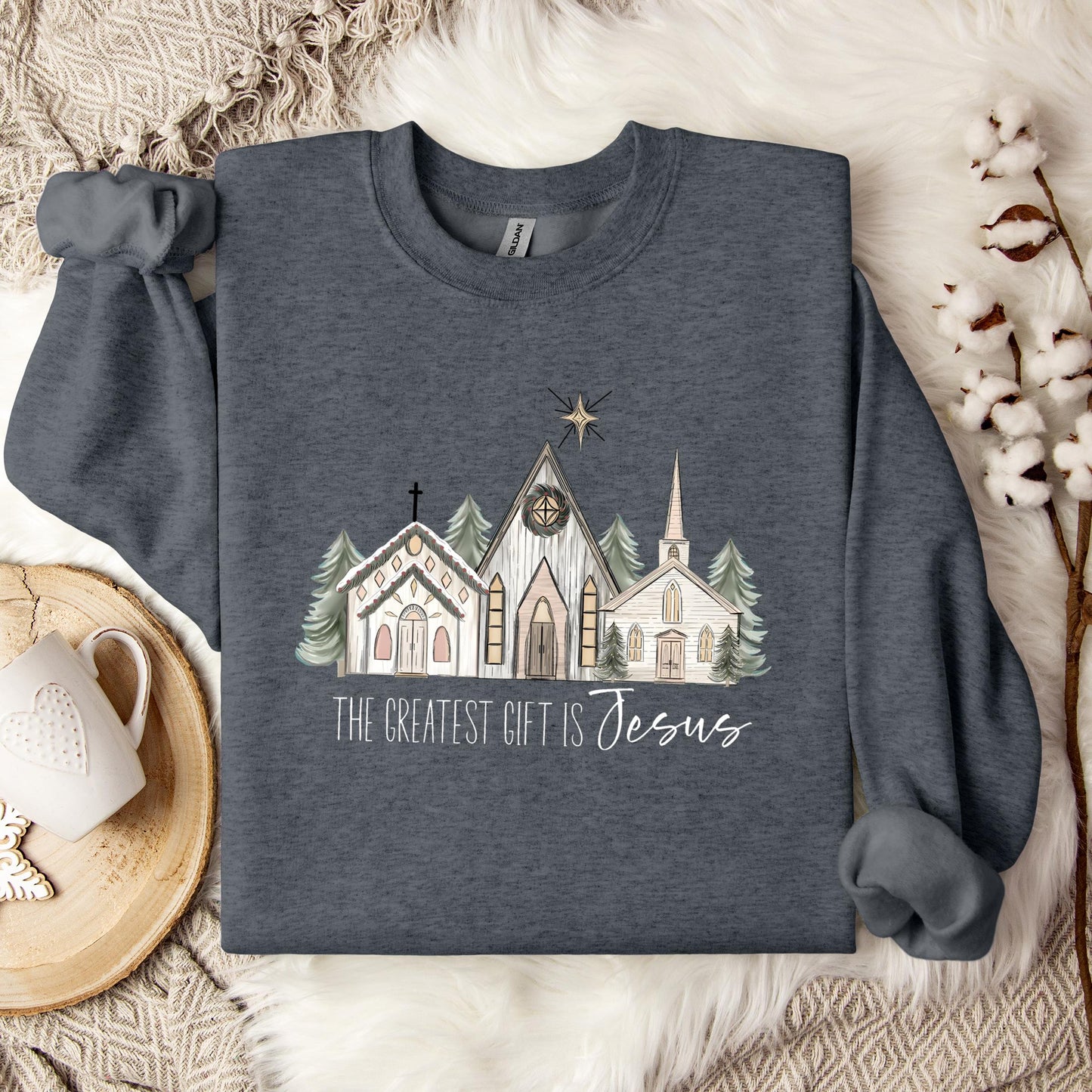 The Greatest Gift Is Jesus Sweatshirt