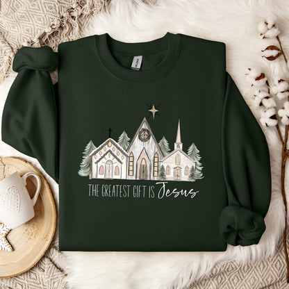 The Greatest Gift Is Jesus Sweatshirt