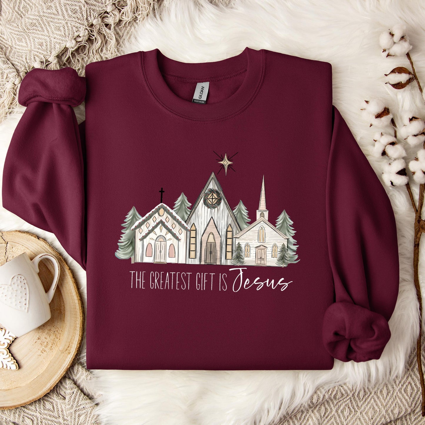 The Greatest Gift Is Jesus Sweatshirt