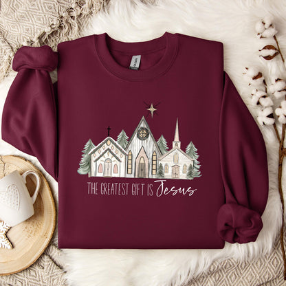 The Greatest Gift Is Jesus Sweatshirt